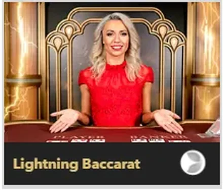 Lightning Baccarat - Homepage