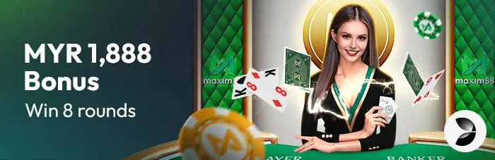 Maxim88 - Evolution Live Baccarat 8 Lucky Streak