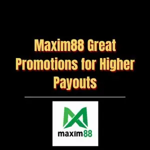 Maxim88 Great Promotions for Higher Payouts - Logo