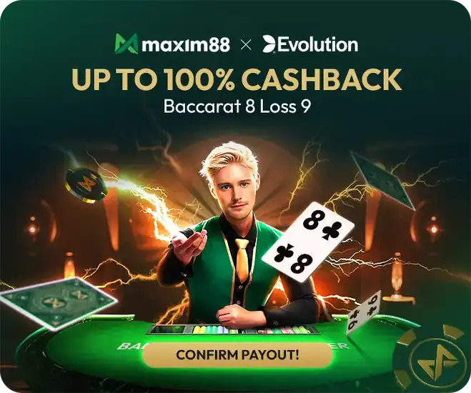 Maxim88 — claim your 188 free spins welcome bonus