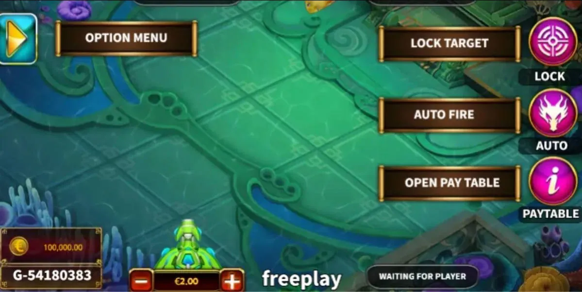 4 Dragon Kings Fishing - Interface