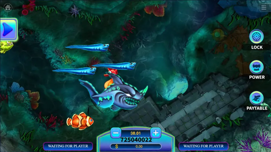 Hungry Shark Cthulhu Fishing - Interface
