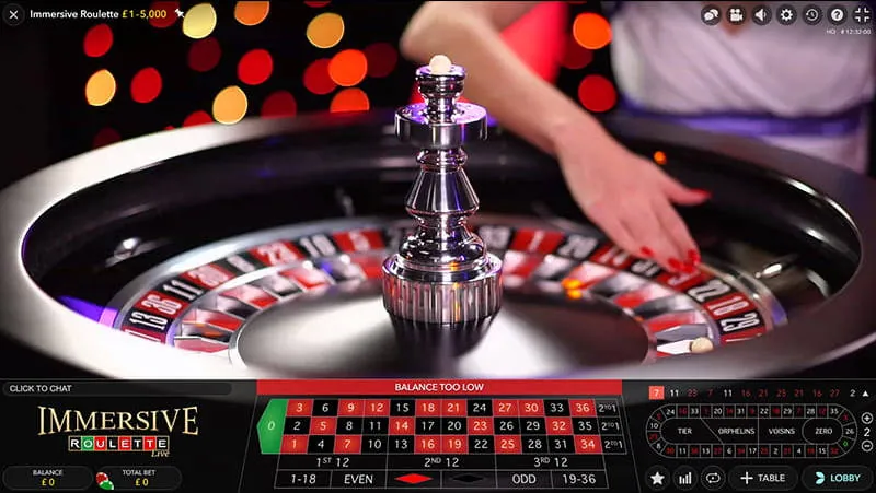 Immersive Roulette - Gameplay