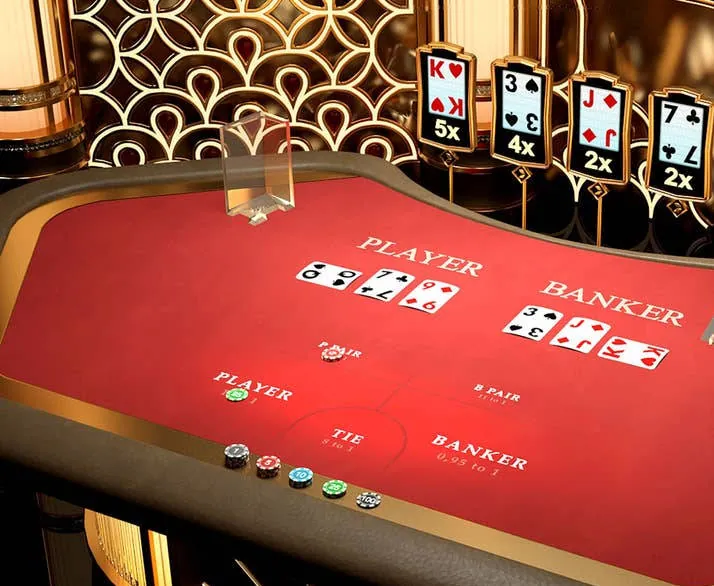 First Person Lightning Baccarat - Interface