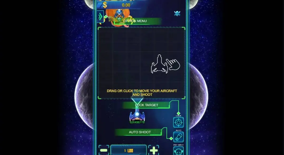 Space Cat Fishing - Interface
